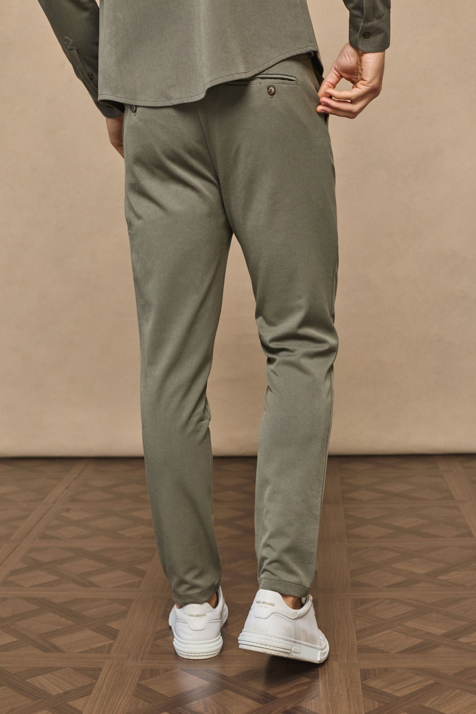 Hugo Everyday Tapered Trouser - Dark Olive