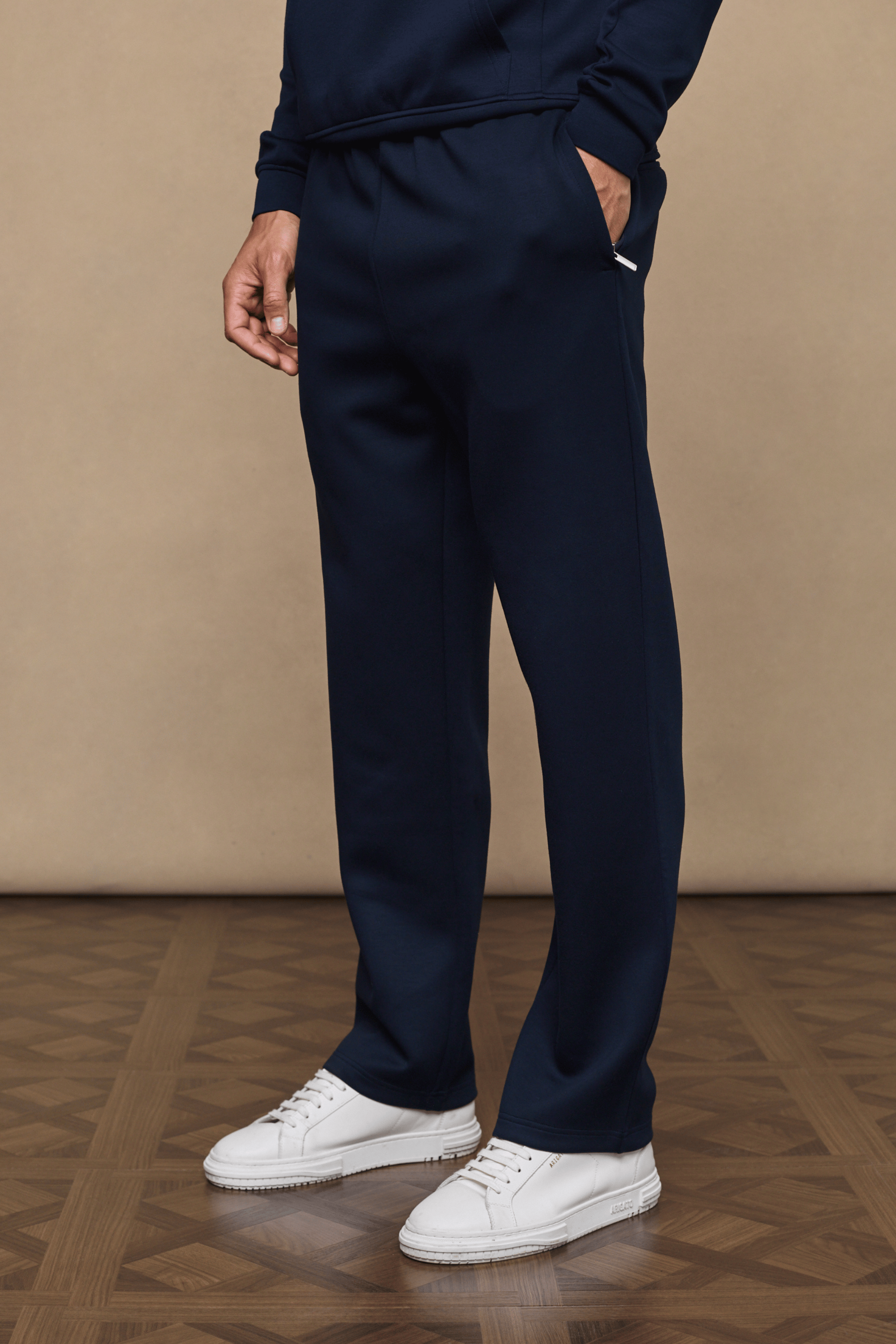 Luxe Straight Leg Jogger - Navy