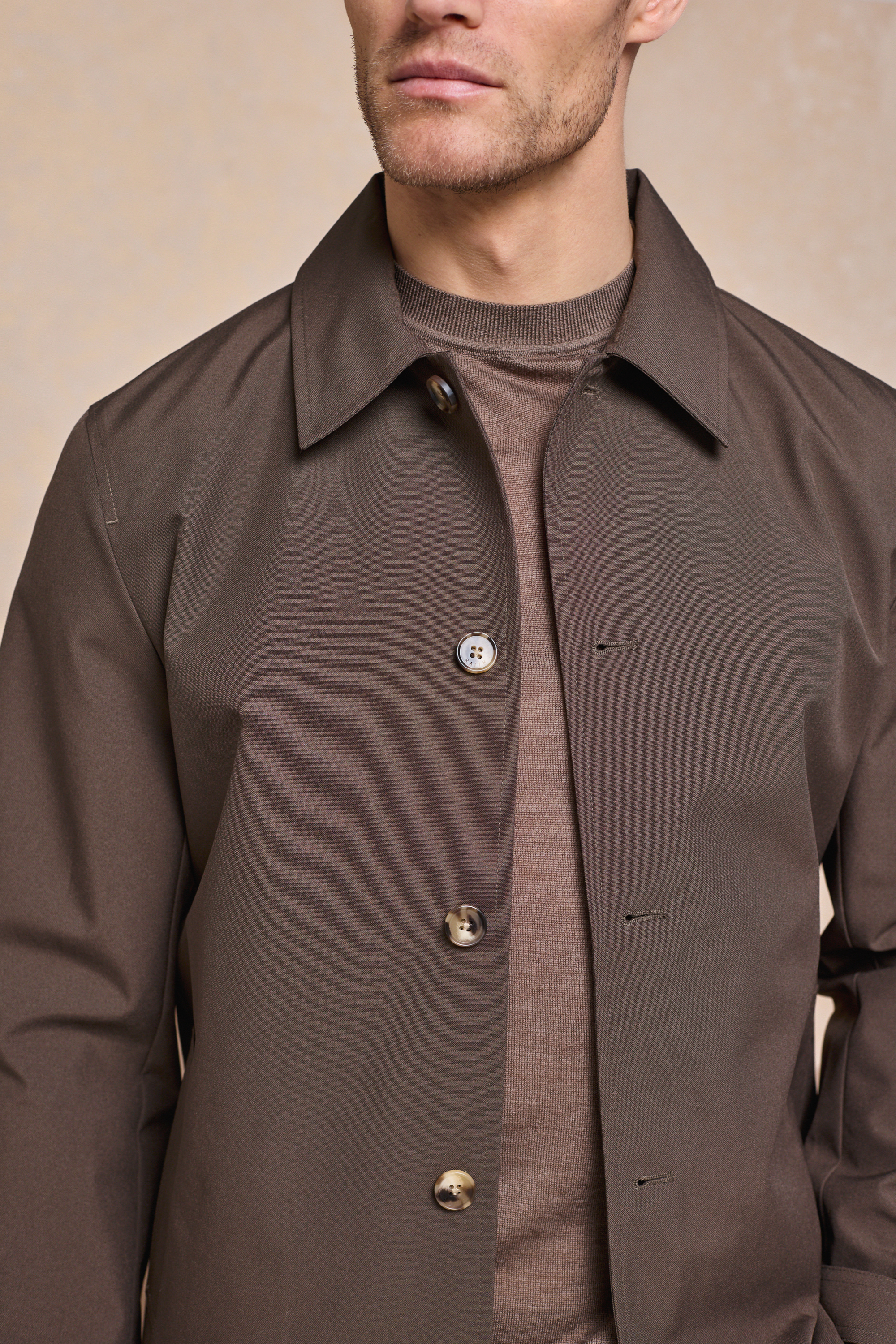 Carlos Trench Jacket - Brown