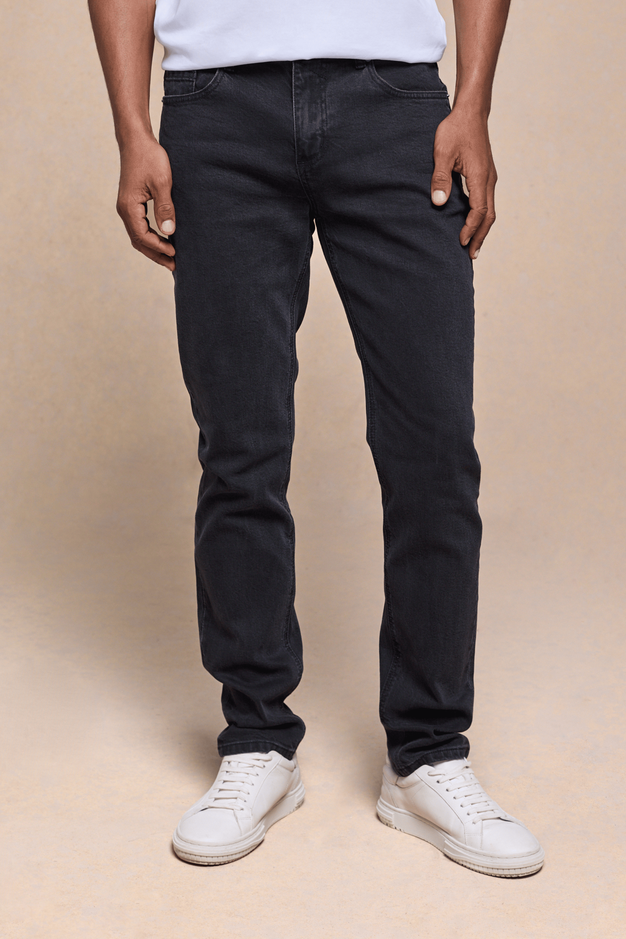 Marco Washed Jean - Light Washed Black