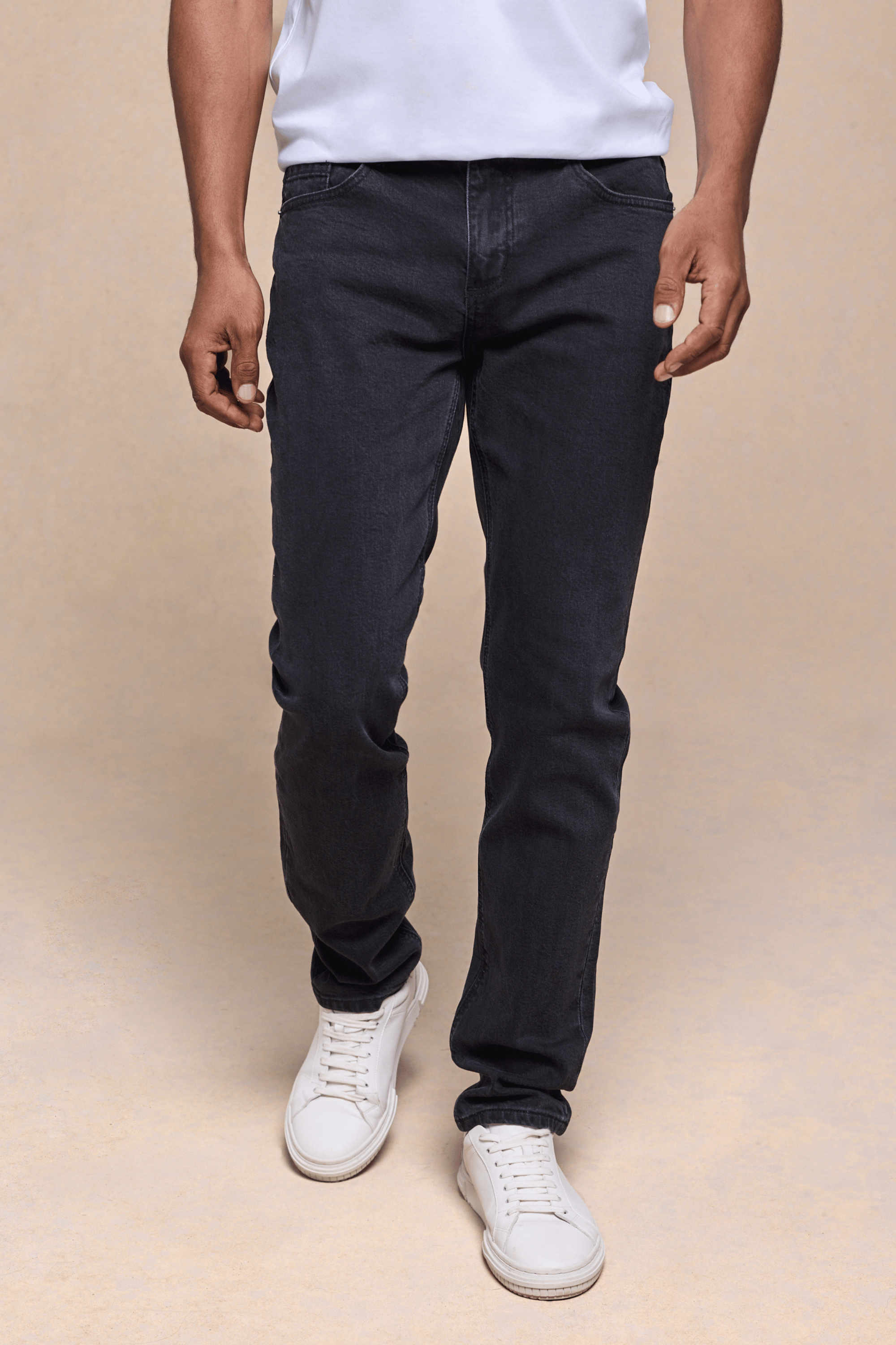 Marco Washed Jean - Light Washed Black