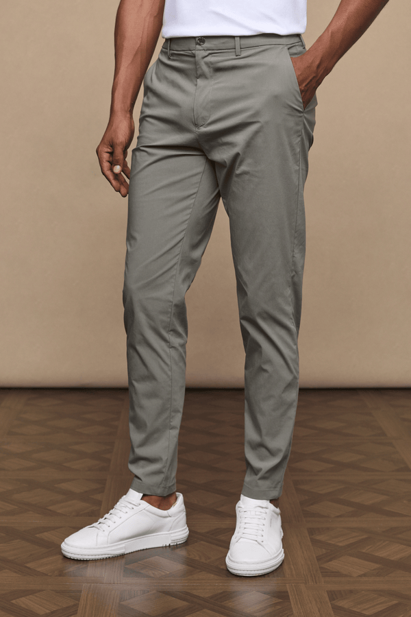 Enzo Hybrid Trouser - Dark Olive