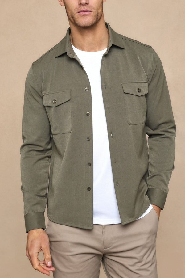 Leo Overshirt - Dark Olive