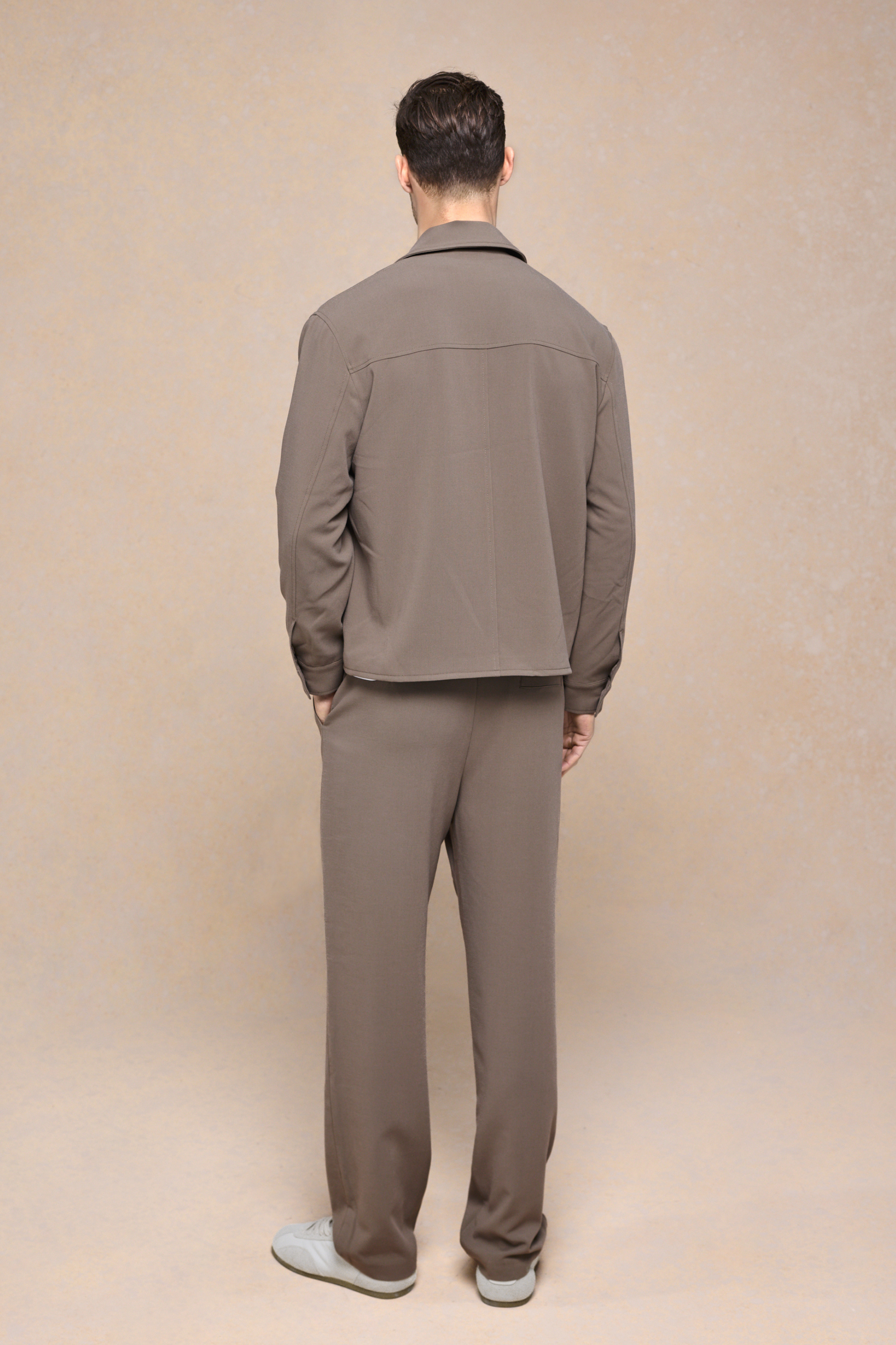 Julien Relaxed Panelled Jacket - Olive