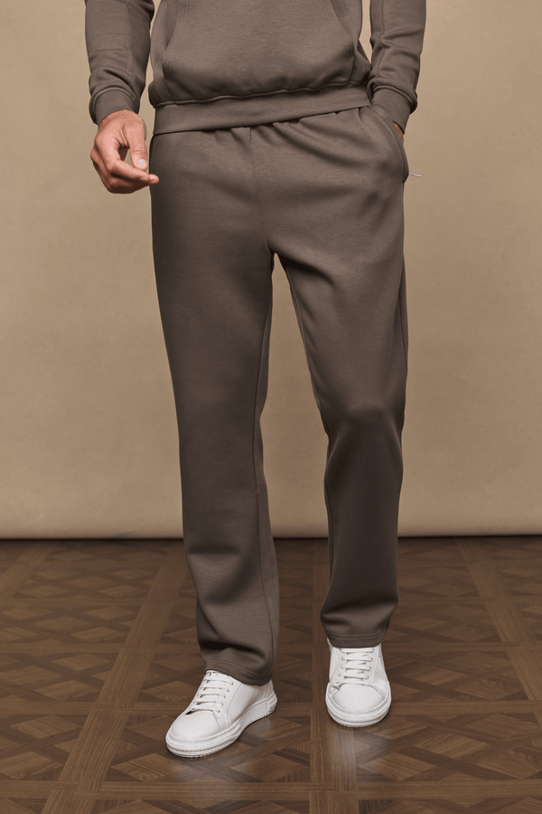 Luxe Straight Leg Jogger - Burnt Olive