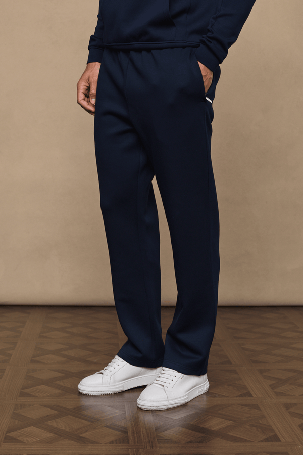 Luxe Straight Leg Jogger - Navy