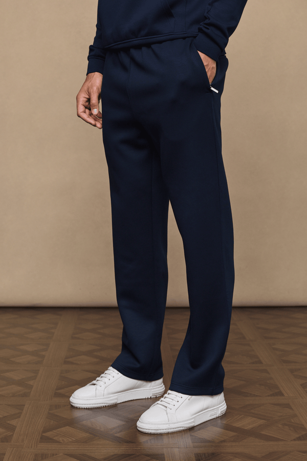 Luxe Straight Leg Jogger - Navy