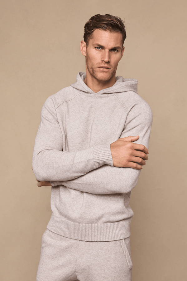 Rowan Knitted Hoodie - Oatmeal