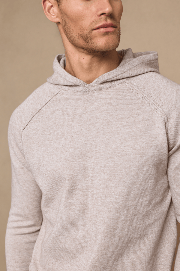 Rowan Knitted Hoodie - Oatmeal
