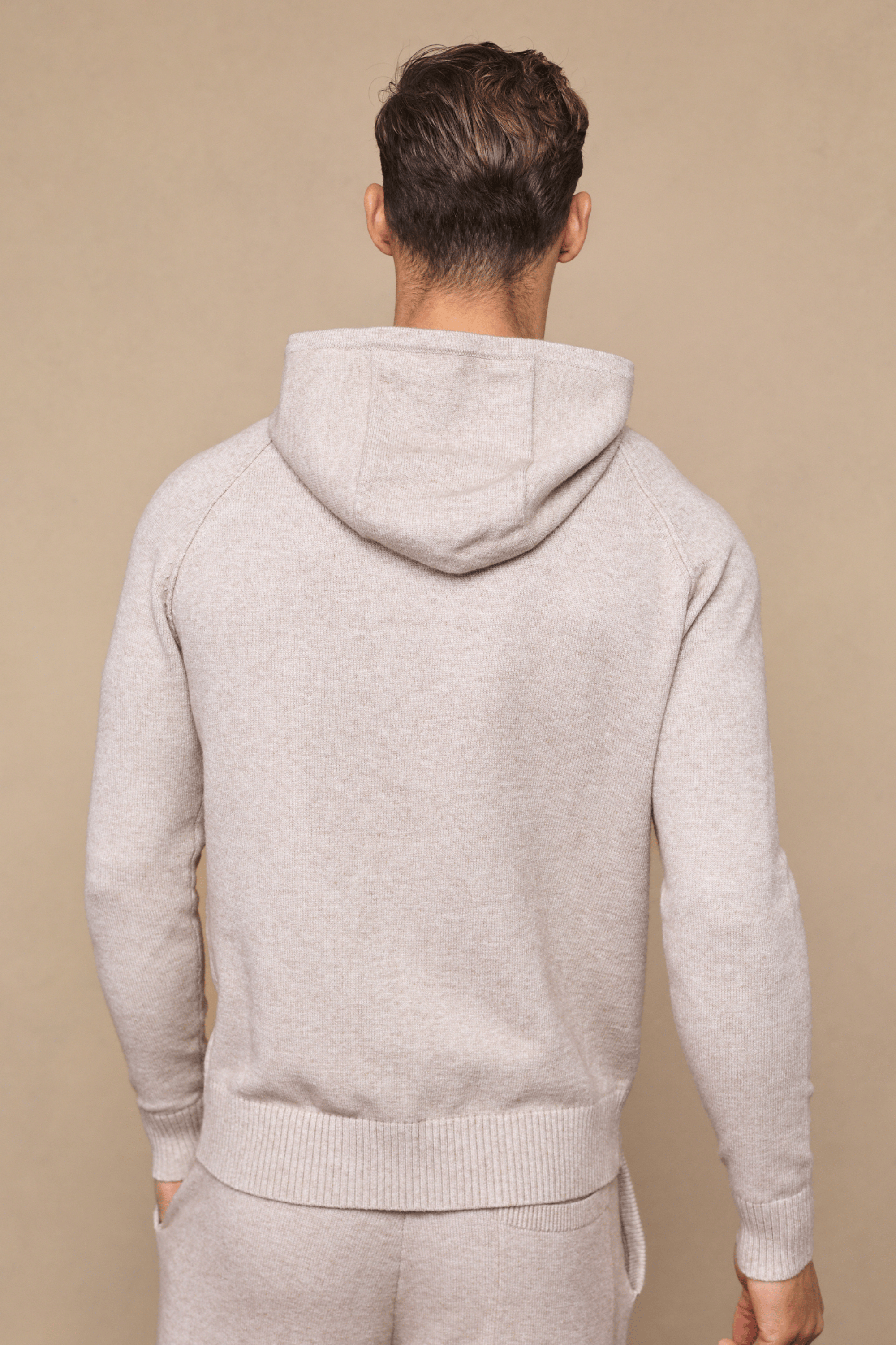 Rowan Knitted Hoodie - Oatmeal