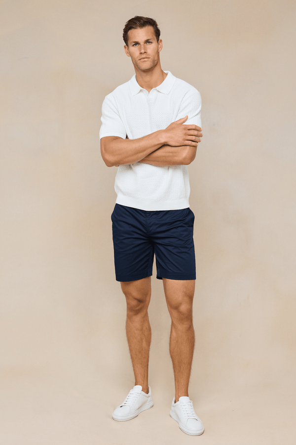 Rapha Cotton Knit Polo - Ecru