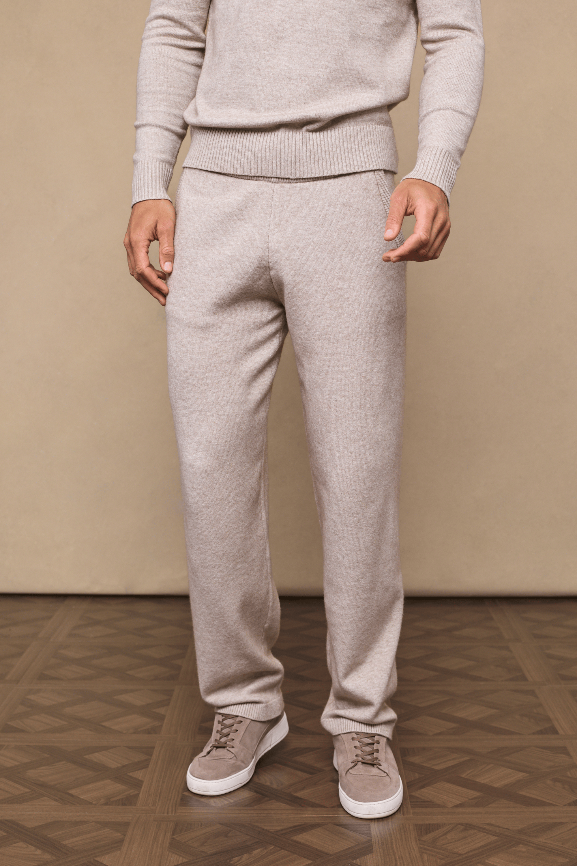 Rowan Knitted Trouser - Oatmeal