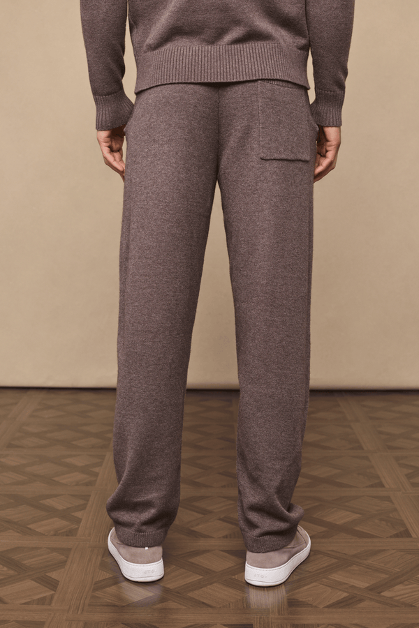 Rowan Knitted Trouser - Brown Marl