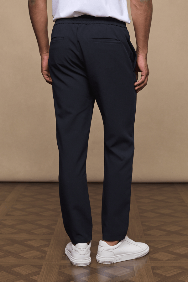 Emilio Everyday Tapered Trouser - Dark Navy