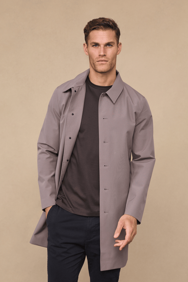 Portica Trench Coat - Mushroom
