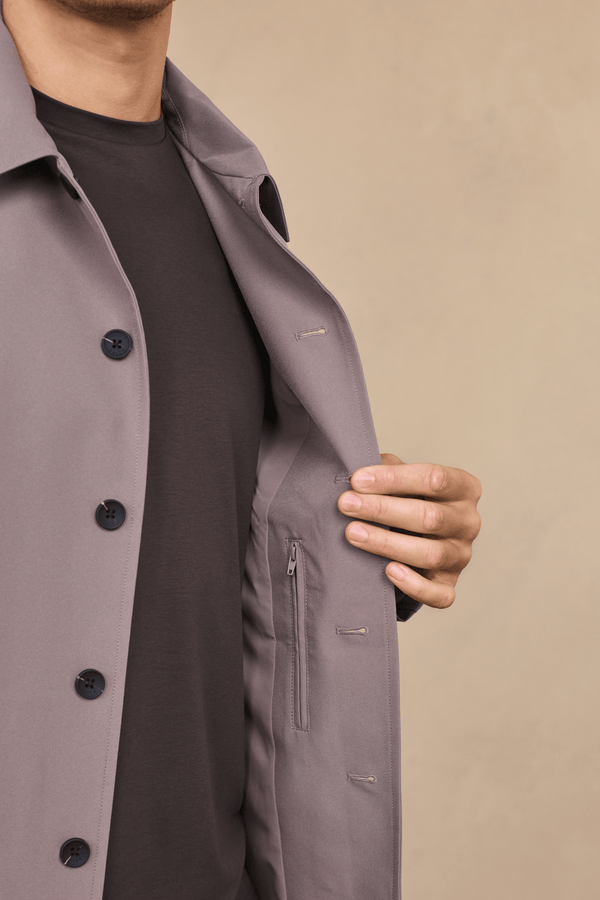 Portica Trench Coat - Mushroom