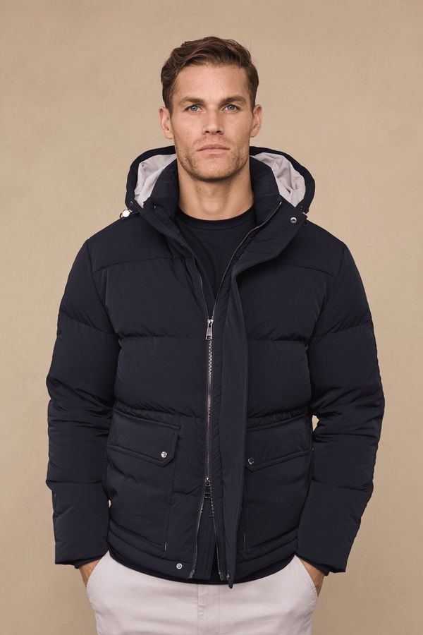Everetto Down Filled Puffer Coat - Black