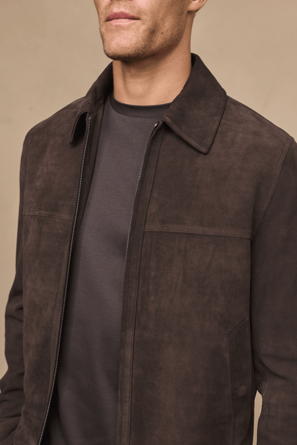 Raith Bruno Suede Jacket - Brown