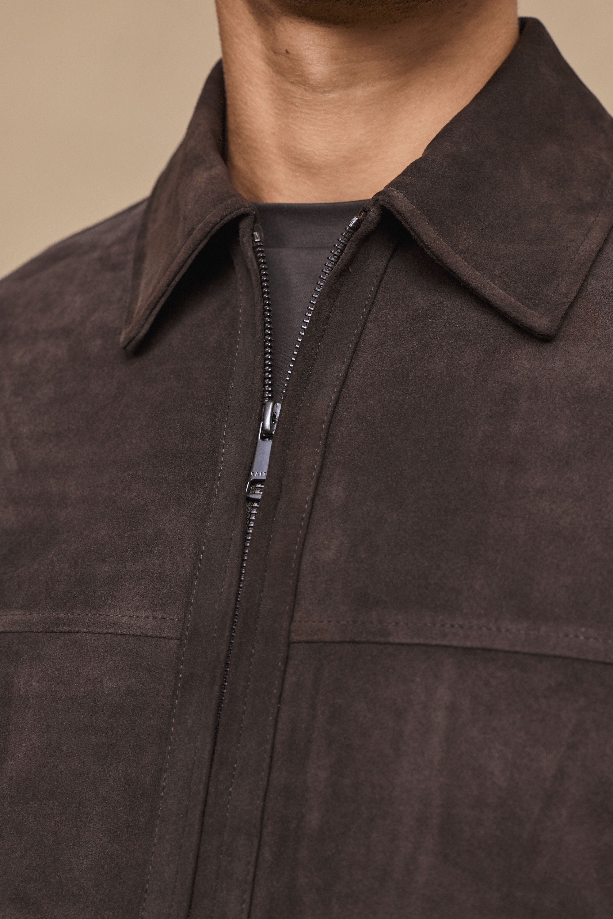 Raith Bruno Suede Jacket - Brown