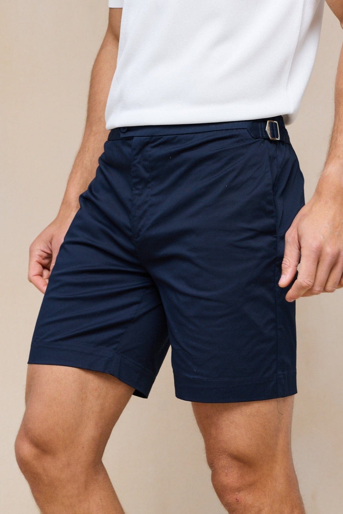 Pecori Buckle Short - Navy
