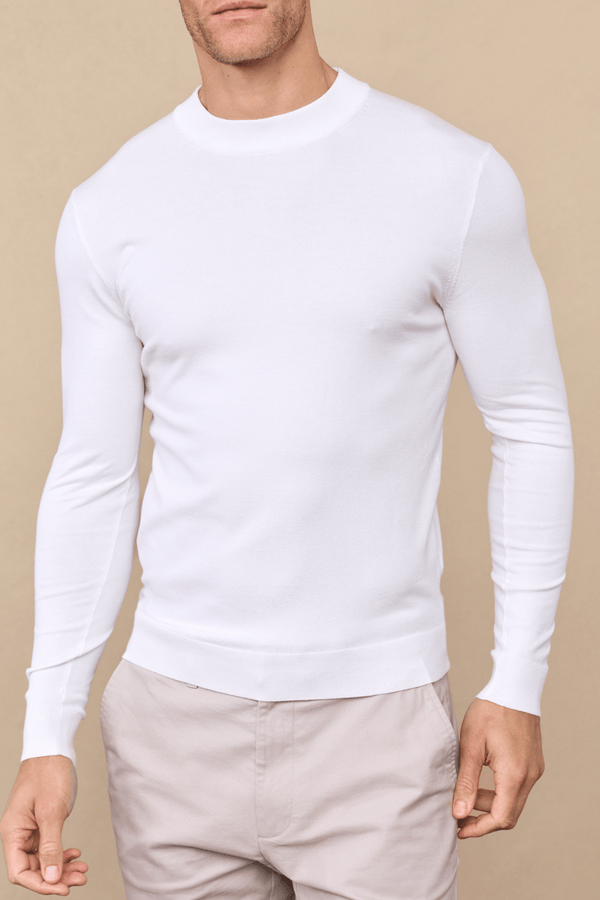 Noah Lightweight Crew Neck Sweater - Ecru